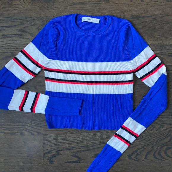Zara Tops Zara Knit Crop Top Poshmark